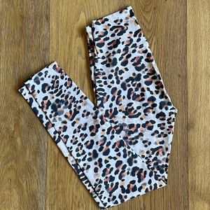 Beach Riot Small Legging Watercolor Leopard